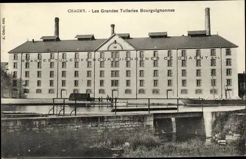 Ak Chagny Saône et Loire, Les Grandes Tuileries Bourguignonnes