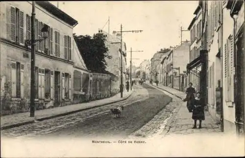 Ak Montreuil sous Bois Seine Saint Denis, Côte de Rosny