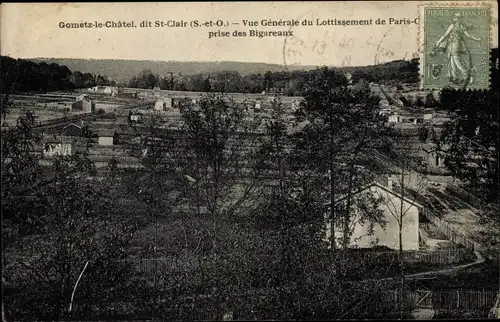 Ak Gometz le Châtel Essonne, Vue générale