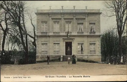 Ak St. Ouen l'Aumone Val d'Oise, La nouvelle Mairie, Rathaus