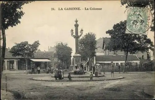 Ak La Garenne Hauts de Seine, La Colonne