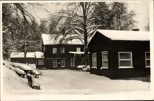 Ak Tambach Dietharz im Thüringer Wald, Winter