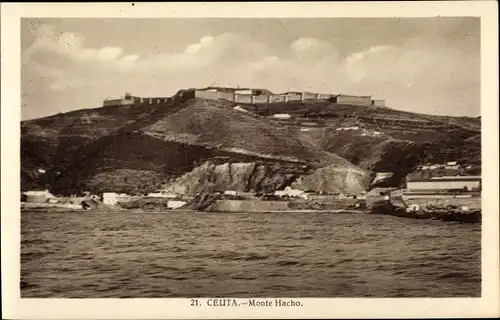 Ak Ceuta Spanien, Monte Hacho