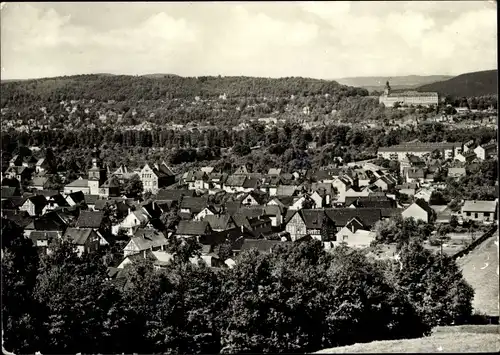 Ak Rudolstadt in Thüringen, Panorama vom Ort