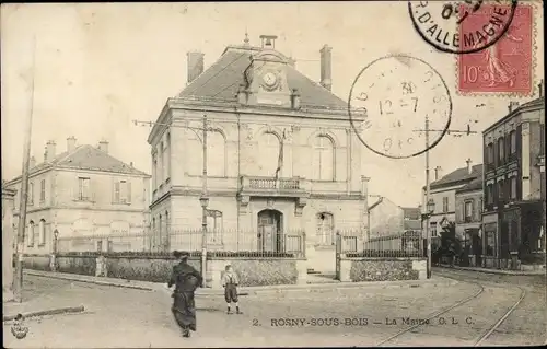 Ak Rosny sous Bois Seine Saint Denis, La Mairie