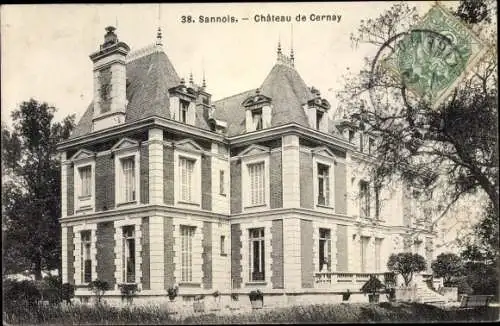 Ak Sannois Val d'Oise, Chateau de Cernay