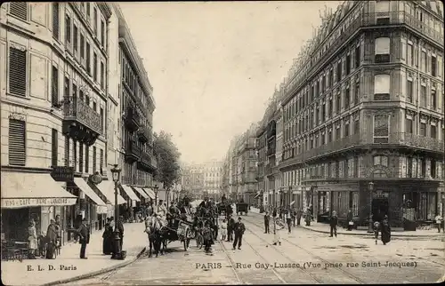 Ak Paris Panthéon, Rue Gay Lussac