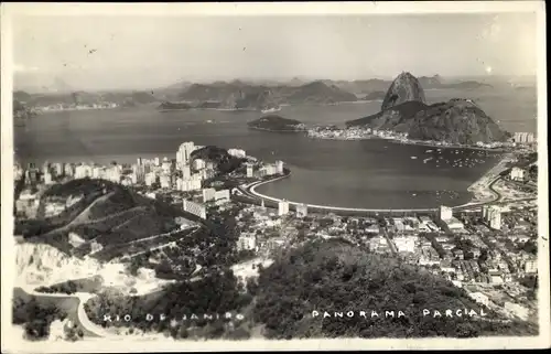 Ak Rio de Janeiro Brasilien, Panorama Parcial