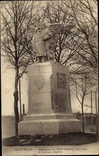 Ak Saint Diezier Haute Marne, Monument aux Morts