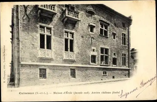 Ak Cuiseaux Saône et Loire, Maison d'École