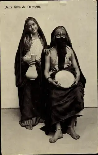 Ak Ägypten, Deux filles de Damiette