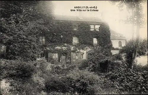 Ak Andilly Val d'Oise, Une Villa sur le Coteau, Rankenbewuchs