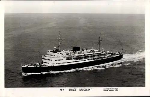 Ak Dampfer MV Prince Baudouin