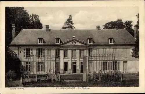 Ak Villers Helon Aisne, Le Château