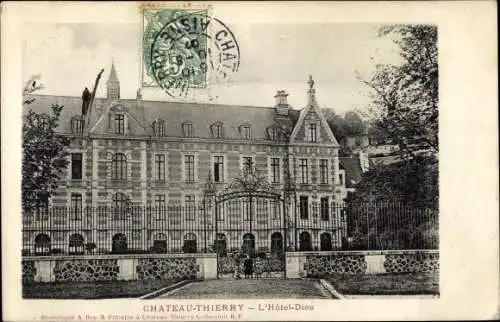 Ak Château Thierry Aisne, L'Hôtel Dieu