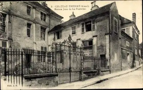 Ak Château Thierry Aisne, Maison Jean de la Fontaine