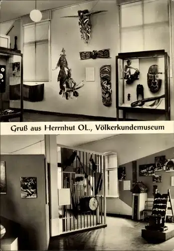 Ak Herrnhut in der Oberlausitz, Völkerkundemuseum