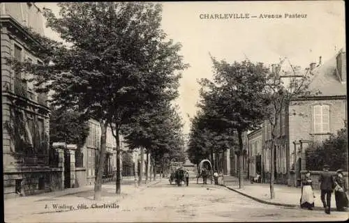 Ak Charleville Mézières Ardennes, Avenue Pasteur