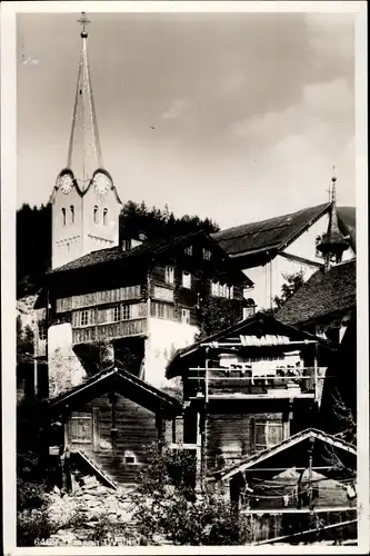 Ak Fiesch Kt. Wallis Schweiz, Teilansicht der Stadt