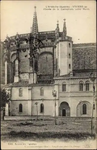 Ak Viviers Ardèche, Abside de la Cathédrale, cote Nord