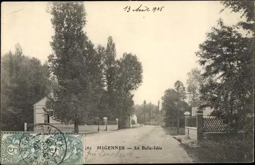 Ak Migennes Yonne, La Belle Idée