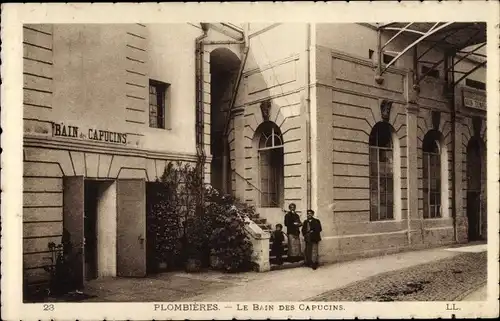 Ak Plombières les Bains Lothringen Vosges, Le Bain des Capucines