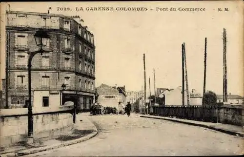Ak La Garenne Hauts de Seine, Pont du Commerce