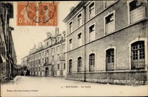 Ak Bourges Cher, Le Lycée