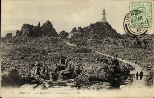Ak Jersey Kanalinseln, La Corbiere, Lighthouse