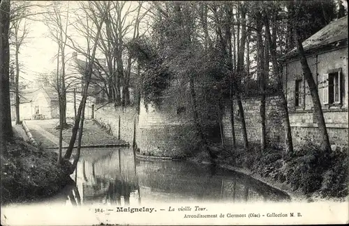 Ak Maignelay Montigny Oise, La vieille Tour