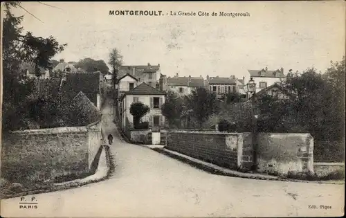 Ak Montgeroult Val d’Oise, La Grande Côte de Montgeroult