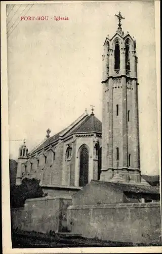 Ak Portbou Katalonien, Iglesia