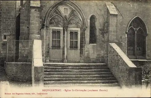 Ak Neufchâteau Lothringen Vosges, Eglise Saint Christophe