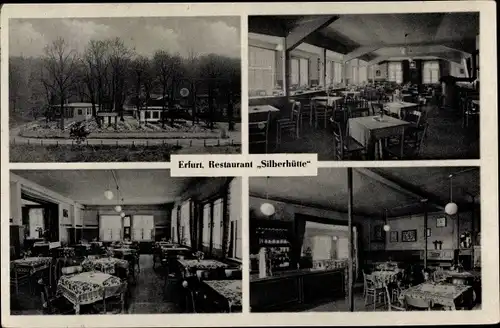 Ak Erfurt in Thüringen, Restaurant Silberhütte, Steigerwald