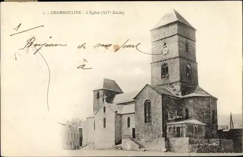 Ak Chamboulive Corrèze, L'Église