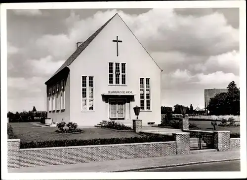 Ak Schenefeld im Kreis Pinneberg, Neuapostolische Kirche, Am Feldweg