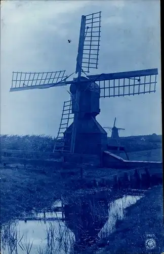 Ak Windmühle, Delft in Holland, NPG 593/5