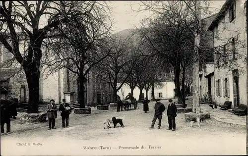Ak Vabre Tarn, Promenade du Terrier