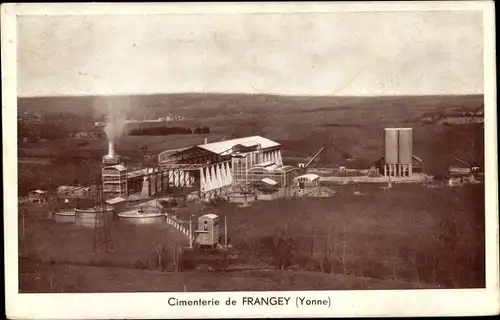 Ak Frangey Yonne, Cimenterie, Fabrikgelände