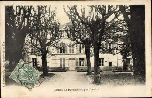 Ak Taverny Val d'Oise, Château de Beauchamp