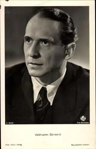 Ak Schauspieler Wilhelm Strienz