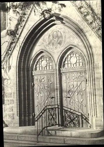 Ak Potsdam in Brandenburg, Portal der Oberlinkirche