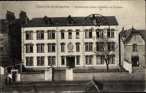 Ak Chalon sur Saône Saône et Loire, Institution Saint Antoine de Padoue