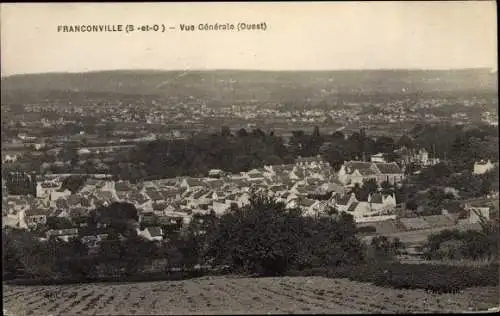 Ak Franconville Val d'Oise, Vue générale