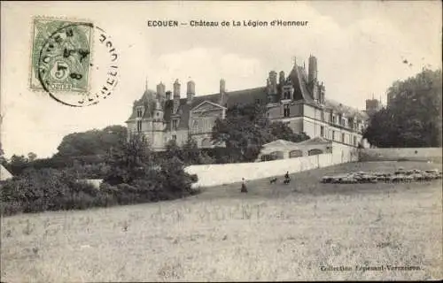 Ak Ecouen Val d'Oise, Château de la Légion d'Honneur