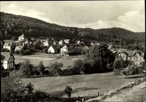 Ak Unterkoda in Thüringen, Blick auf Ortschaft und Umgebung