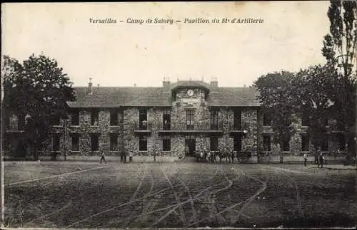 Ak Versailles Yvelines, Camp de Satory, Pavillon d 81e d'Artillerie