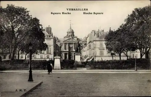 Ak Versailles Yvelines, Square Hoche