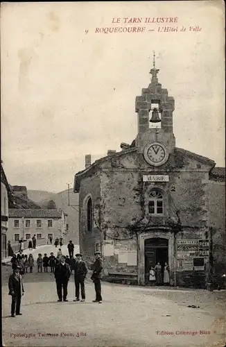 Ak Roquecourbe Tarn, L'Hôtel de Ville