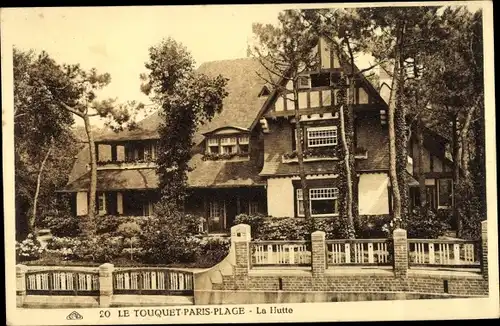 Ak Le Touquet Paris Plage Pas de Calais, La Hutte